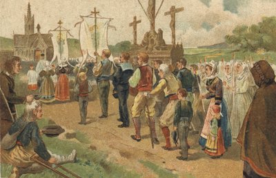 Régi szokás celeb Bretagne régiójában: Sainte Anne d