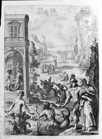 Ovidius (Ovidius) - illusztráció a 15. könyvhöz - (P. Ovidius: Az éjszaka metamorfózisai alkotó: Unknown artist