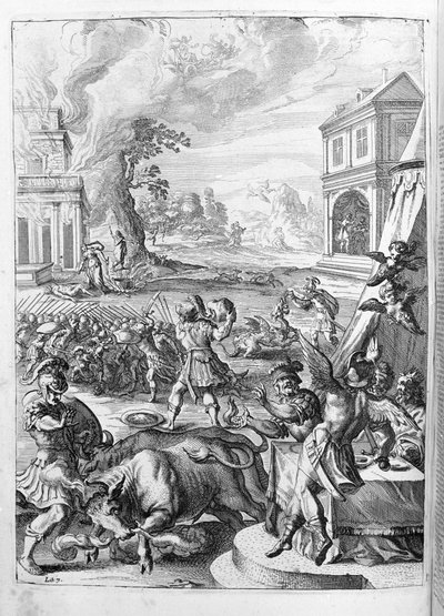 Ovidius (Ovidius) - illusztráció a 15. könyvhöz - (P. Ovidius: Az éjszaka metamorfózisai alkotó: Unknown artist