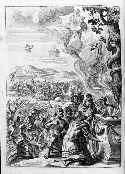 Ovidius (Ovidius) - illusztráció a 15. könyvhöz - (P. Ovidius: Az éjszaka metamorfózisai alkotó: Unknown artist