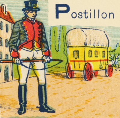 P mint Postillon alkotó: Unknown artist