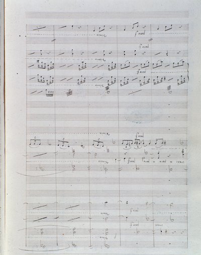 Waverley opus 1 kottájának oldala, Hector Berlioz nyitánya alkotó: Unknown artist
