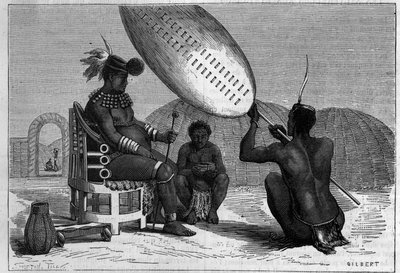 Panda, a zuluk néhai királya. Metszet a „természetbe”: a tudományok és azok művészetben és iparban való alkalmazásának áttekintése, 1879. április 5. alkotó: Unknown artist