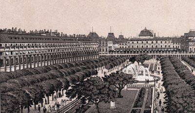 Párizs, Franciaország: kilátás a királyi palotára. in "" A világ 168 nézetet szemléltet"" Keltezés nélküli (19. század vége) alkotó: Unknown artist