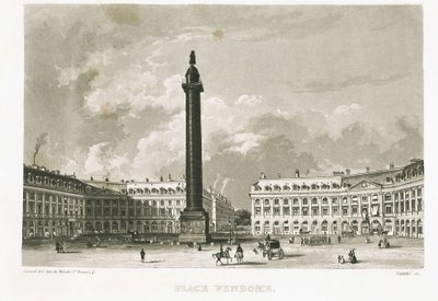 Párizs. Place Vendôme alkotó: Unknown artist