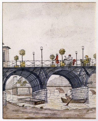 Párizs: A Művészetek hídja, a XIX alkotó: Unknown artist