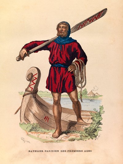 Párizsi csónakos az ókorban alkotó: Unknown artist