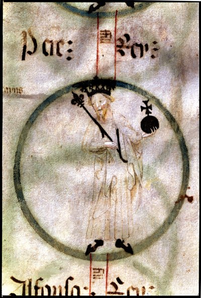 Nagy Péter, II. katalán és III. aragóniai király, fia ... (miniatűr) alkotó: Unknown Artist