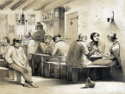 Népszerű szálló "" Le Carpet Franc"". századi illusztráció. alkotó: Unknown artist