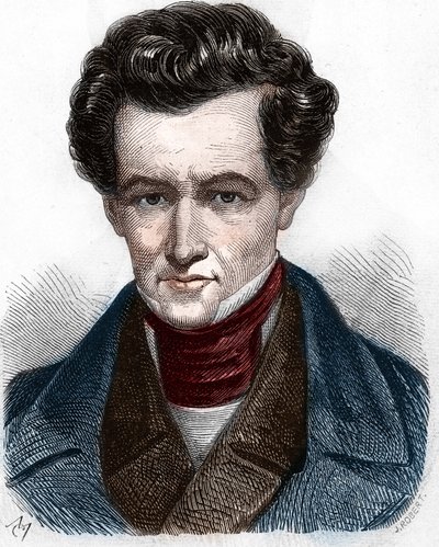 Armand Carrel portré (1800-1836), francia újságíró. alkotó: Unknown artist