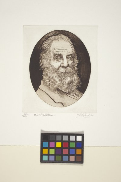 Walt Whitman portréja (tinta, nyomat) alkotó: Unknown artist