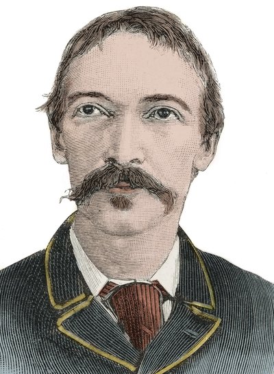Portré Robert Louis Stevenson (1850-1894) - brit író alkotó: Unknown artist