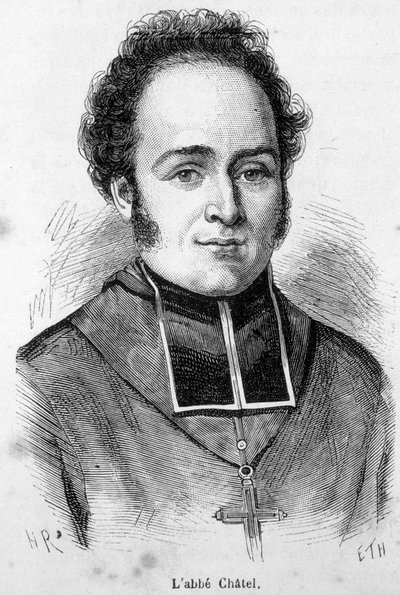 Ferdinand Francois Chatel abbé (1795-1857), a júliusi forradalom idején a francia egyházalapító portréja. alkotó: Unknown artist