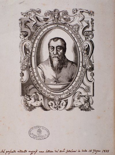 Adrian Willaert portréja (fametszet) alkotó: Unknown artist