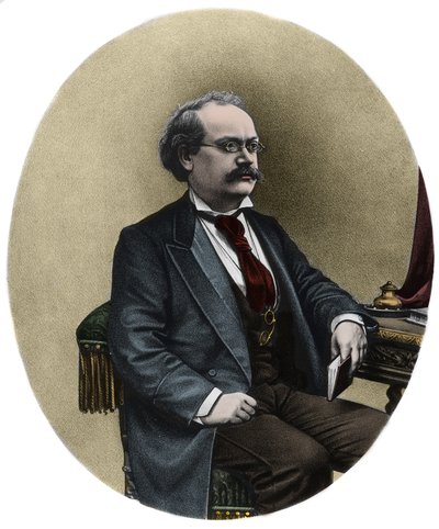 Alexandre Charles Lecocq (1832-1918) francia zeneszerző portréja - Alexandre Charles Lecocq (1832-1918) francia zeneszerző portréja alkotó: Unknown artist
