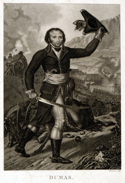 Alexandre Davy Dumas (1762-1806), Alexandre Dumas apja apjának portréja alkotó: Unknown artist