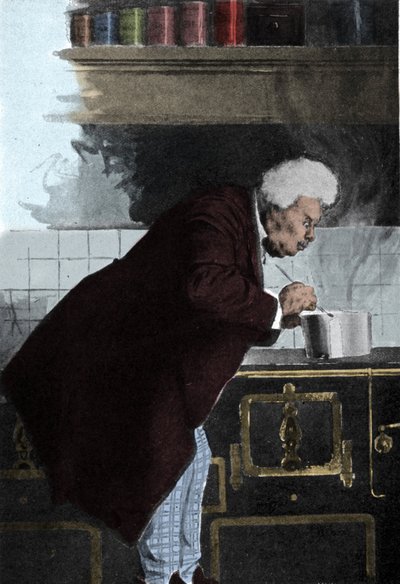 Alexandre Dumas pere (1802-1870) portréja a kemencékben. alkotó: Unknown artist