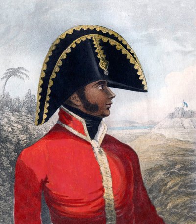 Alexandre Sabes (1770-1818) portréja, Petion, a Haiti Köztársaság első elnöke alkotó: Unknown artist