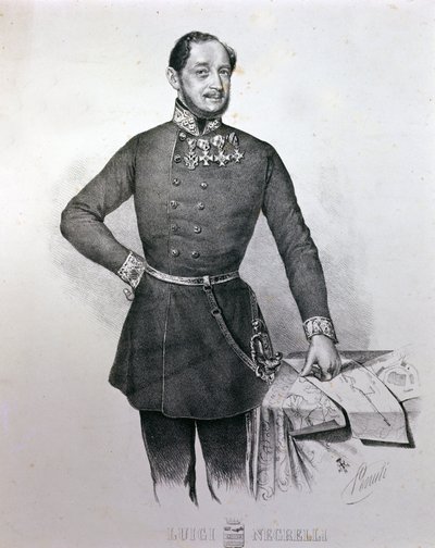 Alois Negrelli portréja (Luigi Negrelli) alkotó: Unknown artist