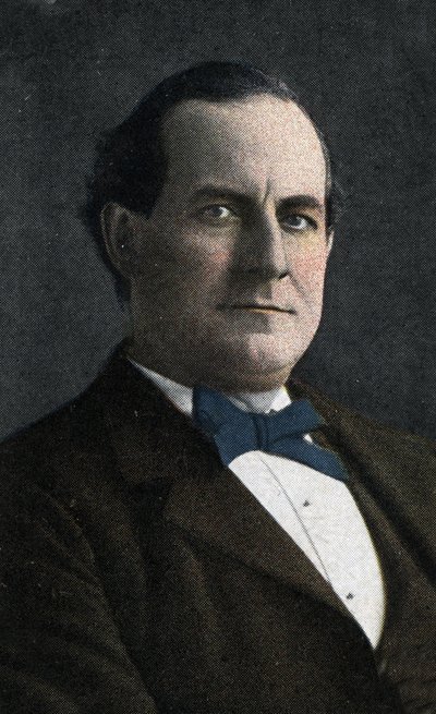 William Jennings Bryan (1860-1925) amerikai politikus portréja 20. század eleji kromolitográfia alkotó: Unknown Artist