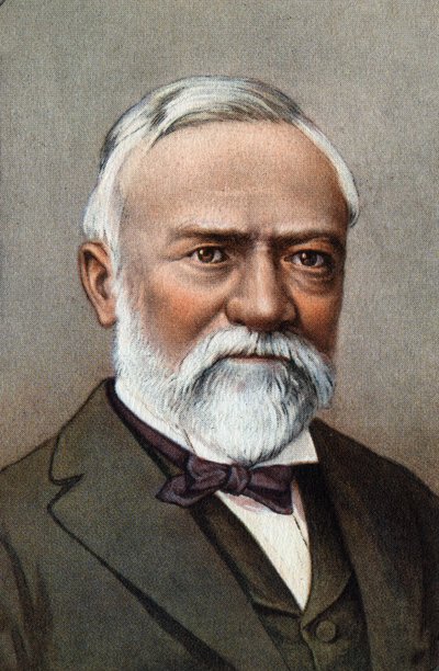 Andrew Carnegie portréja . alkotó: Unknown Artist
