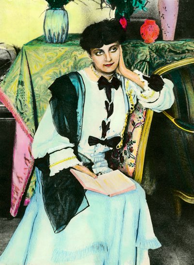 Anna Mathieu de Noailles (Anna de Noailles) (1876 - 1933) leveles nő portréja. alkotó: Unknown artist
