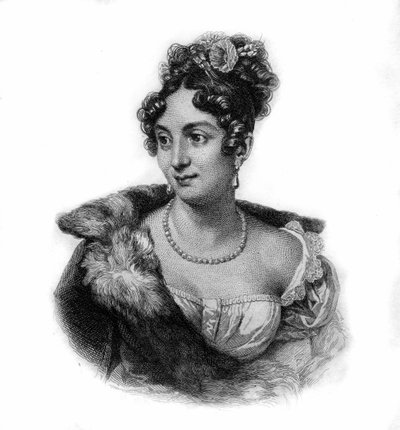 Anne Boutet, Mademoiselle Mars (1779-1847) francia színész portréja alkotó: Unknown artist