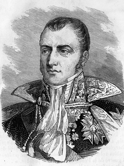 Anne Jean Marie René SAVARY, Rovigo hercege (1774-1833), francia tábornok és politikus portréja. alkotó: Unknown artist