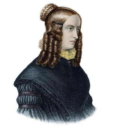 Annette von Droste-Hulshoff (1797-1848) angol író és költő portréja alkotó: Unknown artist