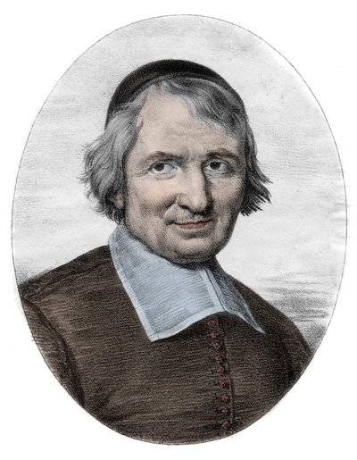 Antoine Arnauld dit le Grand Arnauld (1612-1694) portréja, francia pap, teológus, filozófus és matematikus, a janzenisták tagja (Antoine Arnauld portréja francia római katolikus teológus, filozófus és matematikus, az egyik vezető alkotó: Unknown artist