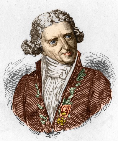 Antoine Augustin Parmentier (1737-1813), francia katonai gyógyszerész és agronómus portréja. Metszet 1845-ből. alkotó: Unknown artist
