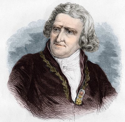 Antoine Augustin Parmentier (1737-1813), francia katonai gyógyszerész és agronómus portréja. Metszet 1866-ból. alkotó: Unknown artist