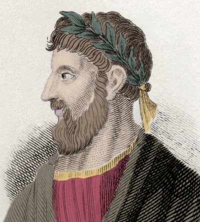 Tyanai Apollóniosz (Apollonius) portréja (16 ap. JC-98/98 ap. JC), görög filozófus. századi metszet. alkotó: Unknown artist