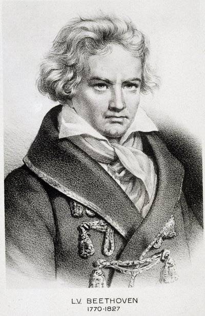 Beethoven portréja (1770 - 1827). alkotó: Unknown artist