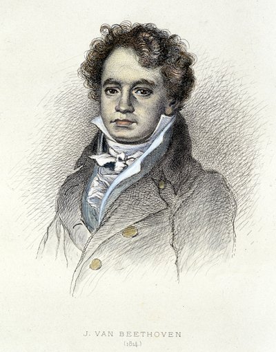Beethoven portréja (1814) - metszet alkotó: Unknown artist