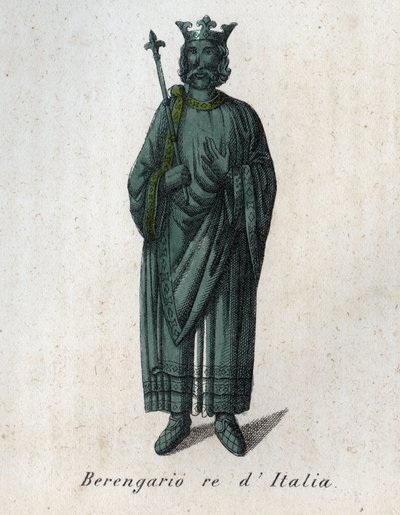 II. Berengár olasz király (900-966) portréja - Berenger II ou ou ou Berenger d