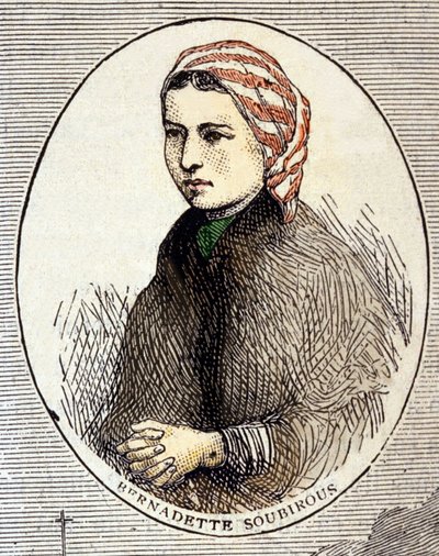 Soubirous Bernadette (1844-1879) portréja. alkotó: Unknown artist