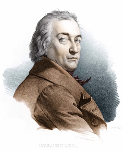 Berthollet portréja. 19. századi metszet. alkotó: Unknown artist