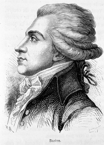 Bertrand Barere de Vieuzac (1755-1841) francia politikus portréja. alkotó: Unknown artist