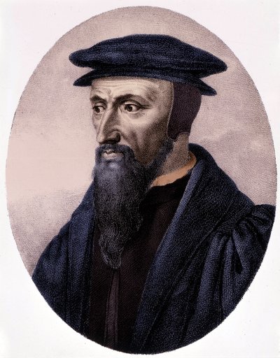 Kálvin portréja (1509 - 1564). alkotó: Unknown artist