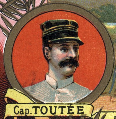 Toutee kapitány francia felfedező portréja. alkotó: Unknown artist