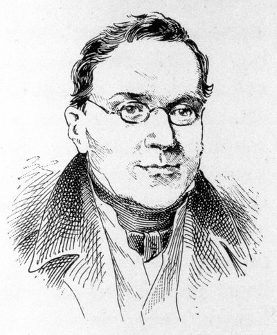 Carl Czerny (1791 - 1857) portréja. bécsi zongoraművész és zeneszerző. alkotó: Unknown artist