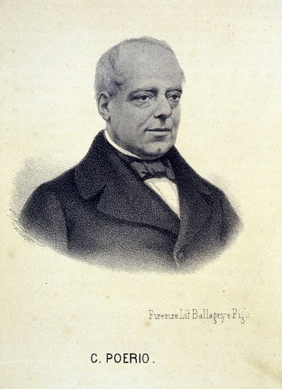Carlo Poerio (1803-1867) olasz forradalmár portréja. alkotó: Unknown artist