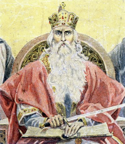 Nagy Károly portréja - metszet alkotó: Unknown artist