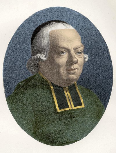 Károly Epee-i apát (1712 - 1789) francia pedagógus portréja. alkotó: Unknown artist