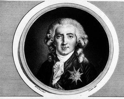 Charles Alexandre de Calonne (1734-1802) portréja. Metszet a „” A francia forradalom történelmi festményeinek teljes gyűjteménye, három kötetben.””” 1804. alkotó: Unknown artist