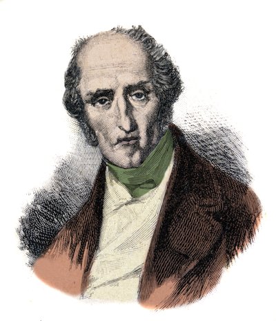 Charles Fourier (1772-1837) francia szocialista teoretikus portréja. századi metszet. alkotó: Unknown artist