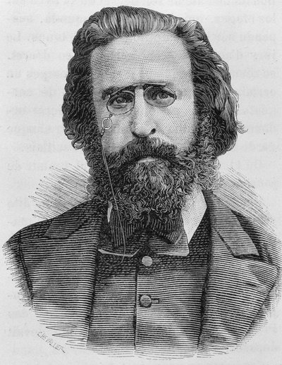 Charles Théophile Ferré (1845 - 1871) portréja. század végi metszet a „Histoire de France”-ban, H. Martin. alkotó: Unknown artist