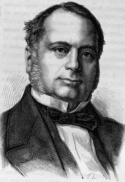 Charles Valletta (? - 1881) portréja. század végi metszet a „Histoire de France”-ban, H. Martin. alkotó: Unknown artist
