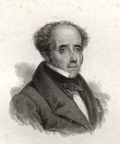 Chateaubriand portréja, 19. századi metszet alkotó: Unknown artist